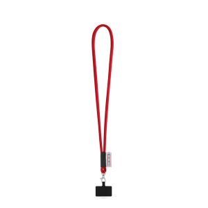 GOSPORT. Customized polyamide lanyard with mobile phone holder - Reklamnepredmety