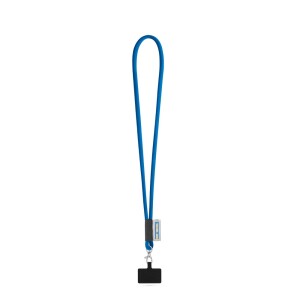 GOSPORT. Customized polyamide lanyard with mobile phone holder - Reklamnepredmety