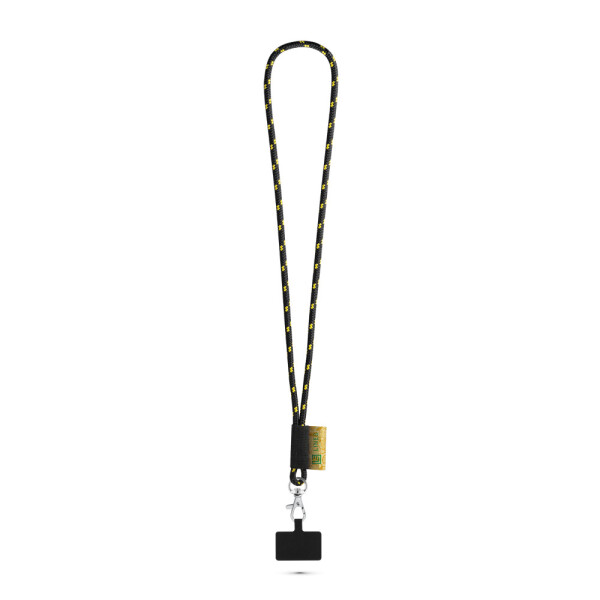 STAFFORD. Custom polyester lanyard with cell phone holder