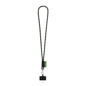 STAFFORD. Custom polyester lanyard with cell phone holder - Reklamnepredmety