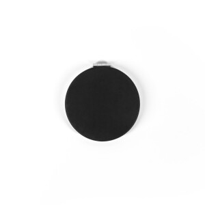 FREYA. Double-sided round mirror with matte PU exterior - Reklamnepredmety