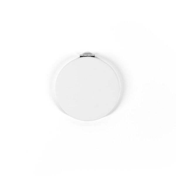 FREYA. Double-sided round mirror with matte PU exterior