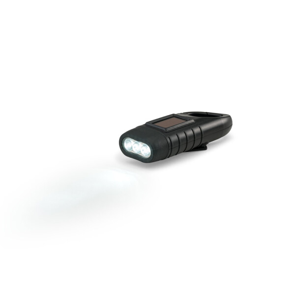 SOLARKY. Compact 0.5 W ABS torch with 3 white LEDs with 90 lumens