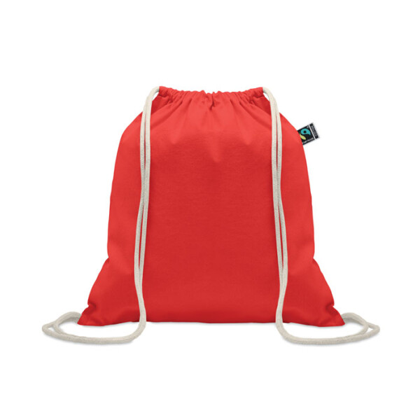 OSOLE DRAW COLOUR Drawstring backpack, Fairtrade 180g