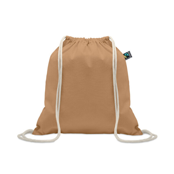 OSOLE DRAW COLOUR Drawstring backpack, Fairtrade 180g