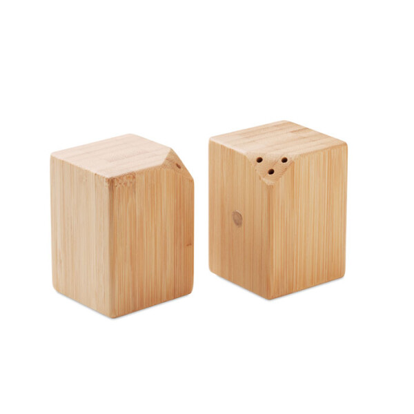 BOTH Bamboo salt and pepper shaker
