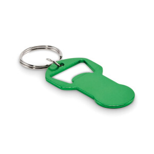 CLAVE Aluminum key ring with opener - Reklamnepredmety