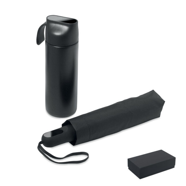 HITHERE Bottle and umbrella gift set