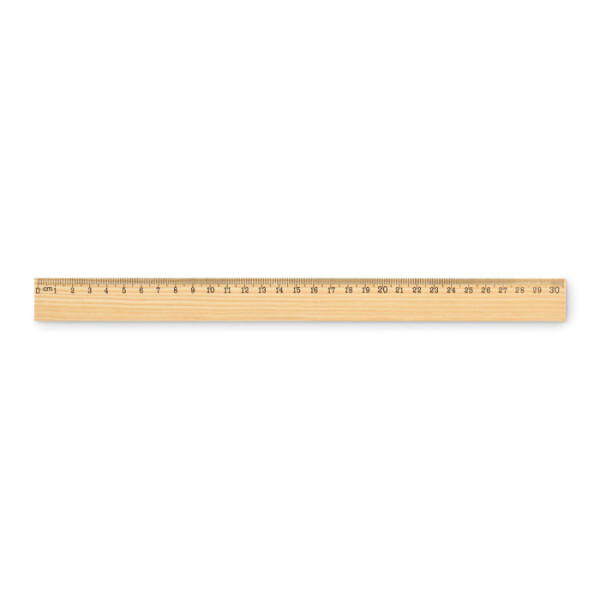 RULER30 Wooden ruler 30 cm