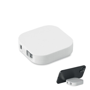 LINEA 100 100W retractable charging cable - Reklamnepredmety