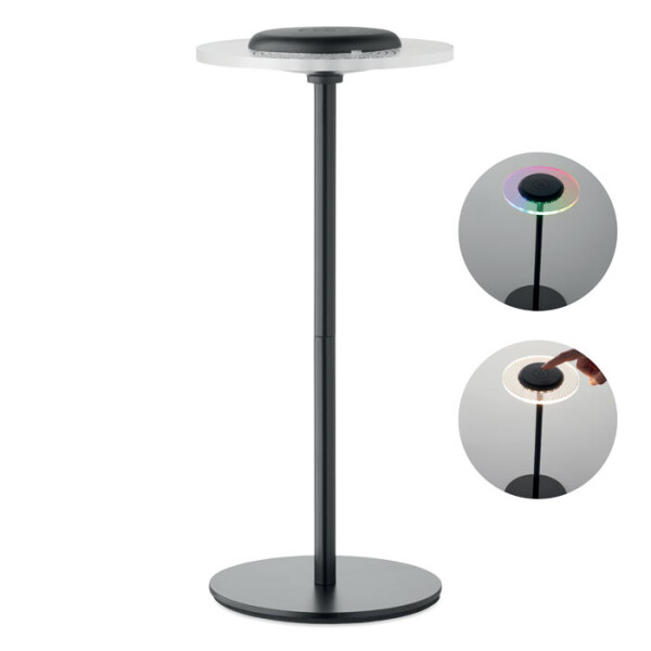 LOUNGE Rechargeable metal table lamp
