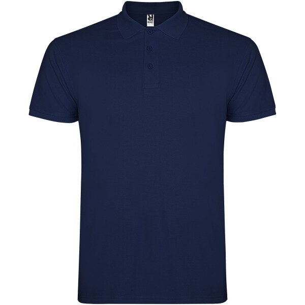 Star short sleeve men's polo