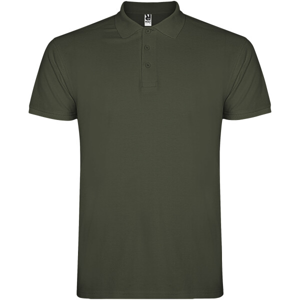 Star short sleeve men's polo