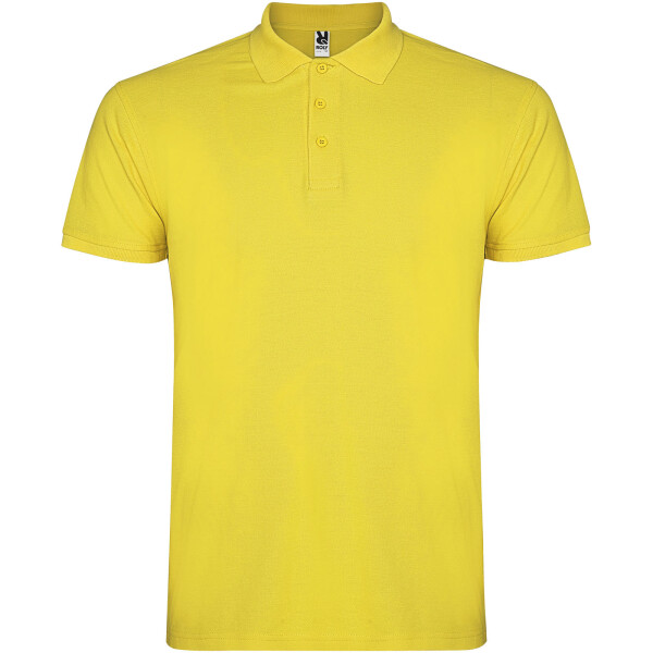 Star short sleeve men's polo