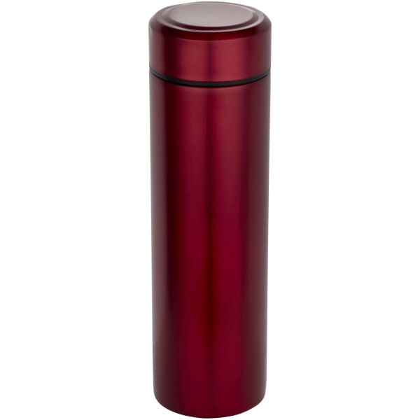 Taylor 450 ml double wall stainless steel flask with tea strainer