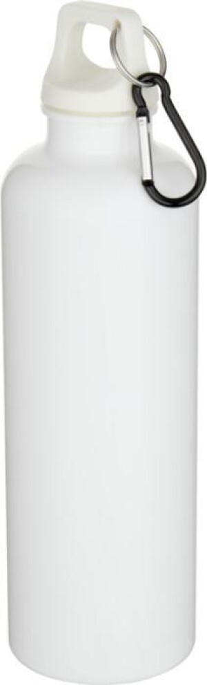 Oregon 750 ml solid colour RCS recycled plastic water bottle with carabiner - Reklamnepredmety