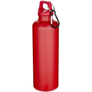Oregon 750 ml solid colour RCS recycled plastic water bottle with carabiner - Reklamnepredmety