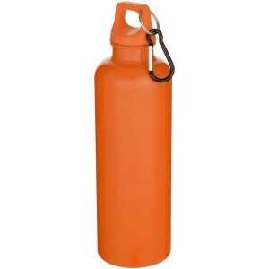 Oregon 750 ml solid colour RCS recycled plastic water bottle with carabiner - Reklamnepredmety