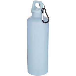 Oregon 750 ml solid colour RCS recycled plastic water bottle with carabiner - Reklamnepredmety