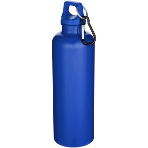 Oregon 750 ml solid colour RCS recycled plastic water bottle with carabiner - Reklamnepredmety