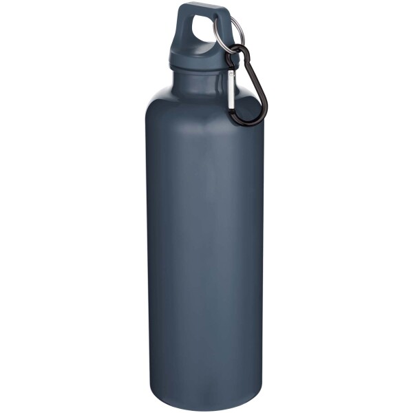 Oregon 750 ml solid colour RCS recycled plastic water bottle with carabiner