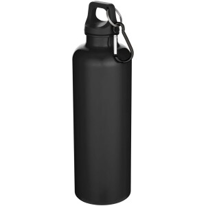Oregon 750 ml solid colour RCS recycled plastic water bottle with carabiner - Reklamnepredmety