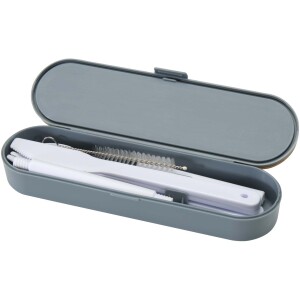 Runa cutlery set with bamboo lid - Reklamnepredmety