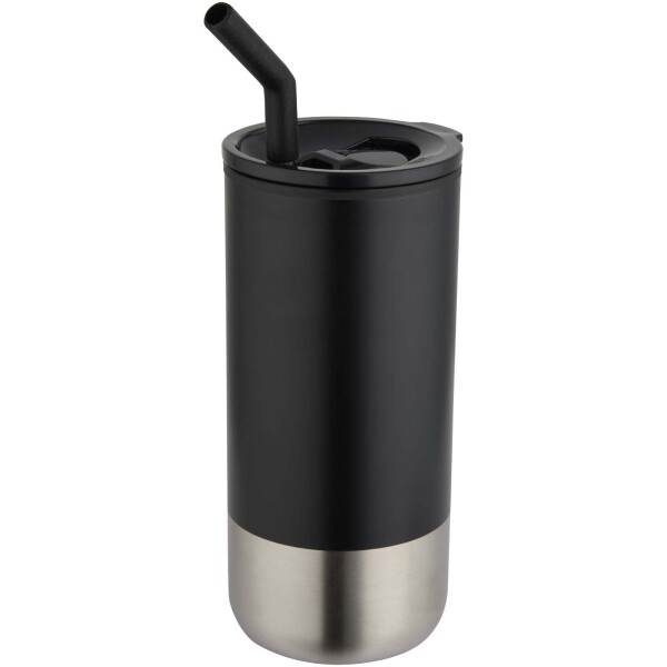 Grayson 480 ml RCS recycled insulated tumbler with straw