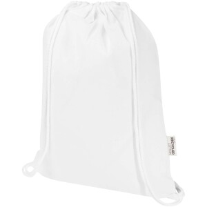 Peru Blend 180 g/m² GRS recycled drawstring bag 5L - Reklamnepredmety