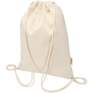 Peru Blend 180 g/m² GRS recycled drawstring bag 5L - Reklamnepredmety
