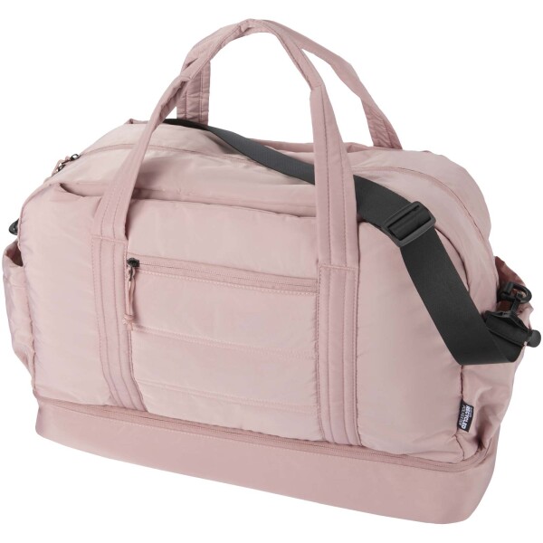 Puffer GRS recycled duffel bag with insulated bottom 30L