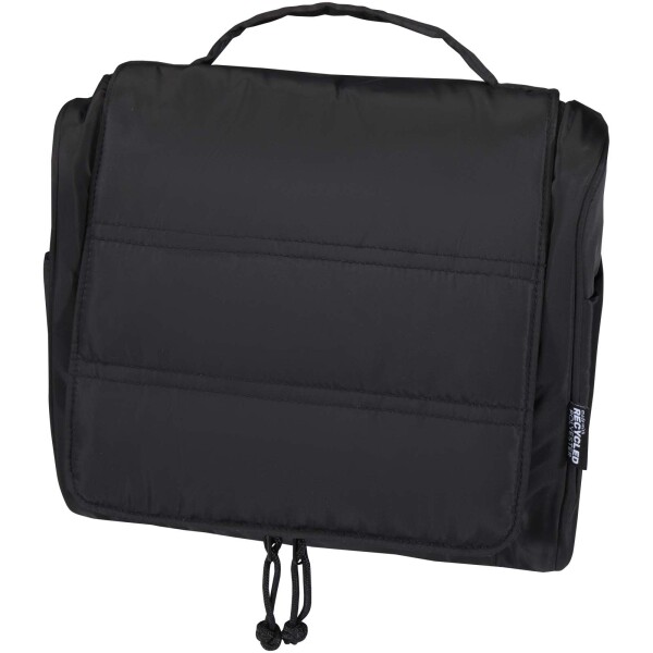 Puffer GRS recycled hangable toiletry bag 8L