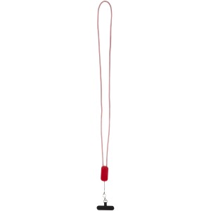 Anser recycled plastic smartphone lanyard with 27W 5-in-1 built-in cable - Reklamnepredmety