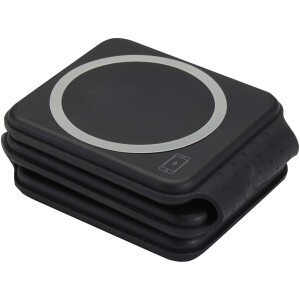 Armus 3-in-1 15W recycled plastic foldable wireless charger - Reklamnepredmety