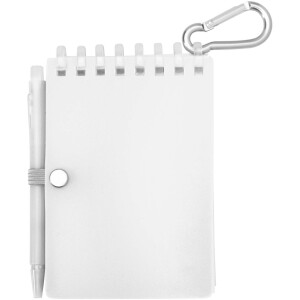 Lig Mini recycled outdoor soft cover notebook and ballpoint pen set (black ink) - Reklamnepredmety