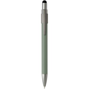 Rill RCS recycled ballpoint pen with stylus and fidget spinner (black ink) - Reklamnepredmety