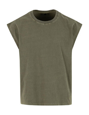 Vintage Cropped Heavy Sleeveless Tee - Reklamnepredmety