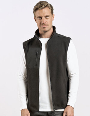 Men´s Canvas Fleece Vest - Reklamnepredmety
