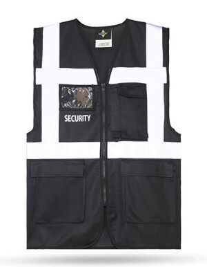 “SECURITY” Mesh Multifunctional Safety Vest “Tampa” - Reklamnepredmety