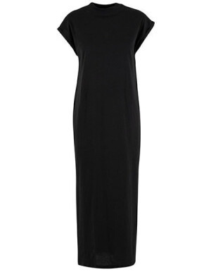 Ladies Long Extended Shoulder Dress - Reklamnepredmety