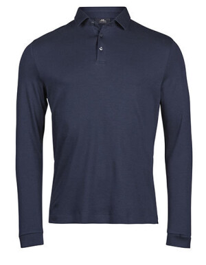 Pima Cotton Long Sleeve Polo - Reklamnepredmety