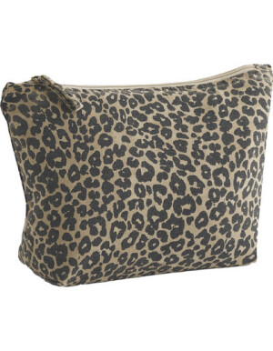Leopard Print Canvas Accessory Bag - Reklamnepredmety