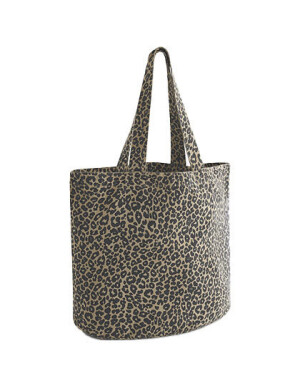 Leopard Print Canvas Shopper - Reklamnepredmety