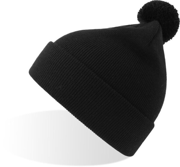 Kids' Knitted Beanie with Pompon Kid Wind-S Pompom