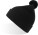 Kids' Knitted Beanie with Pompon Kid Wind-S Pompom - ps-330313-atlantis-kid-wind-s-pompom-black-front-4b10e988-8720-44e9-b7f5-a1b95bf4a267-web - variant 