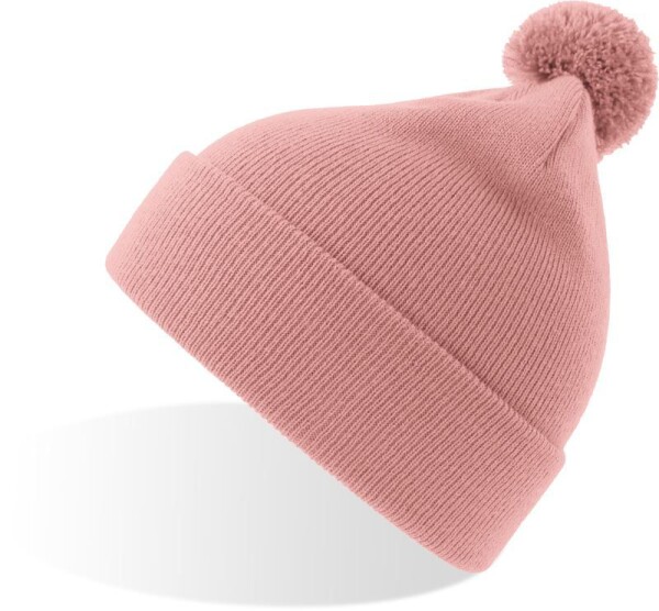 Kids' Knitted Beanie with Pompon Kid Wind-S Pompom