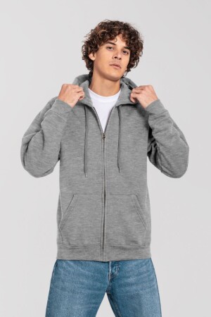 Heavy Hooded Sweat Jacket - Iconic Premium Hooded Sweat Jacket - Reklamnepredmety