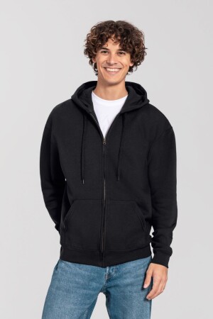 Heavy Hooded Sweat Jacket - Iconic Premium Hooded Sweat Jacket - Reklamnepredmety