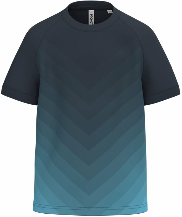 Kids' Sports Shirt with color gradient PA 4048