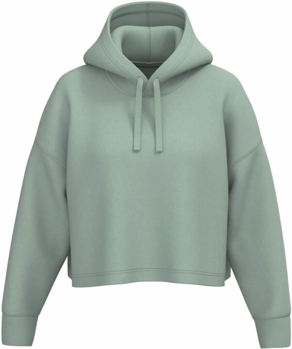 Ladies' cropped hooded sweater PA 396